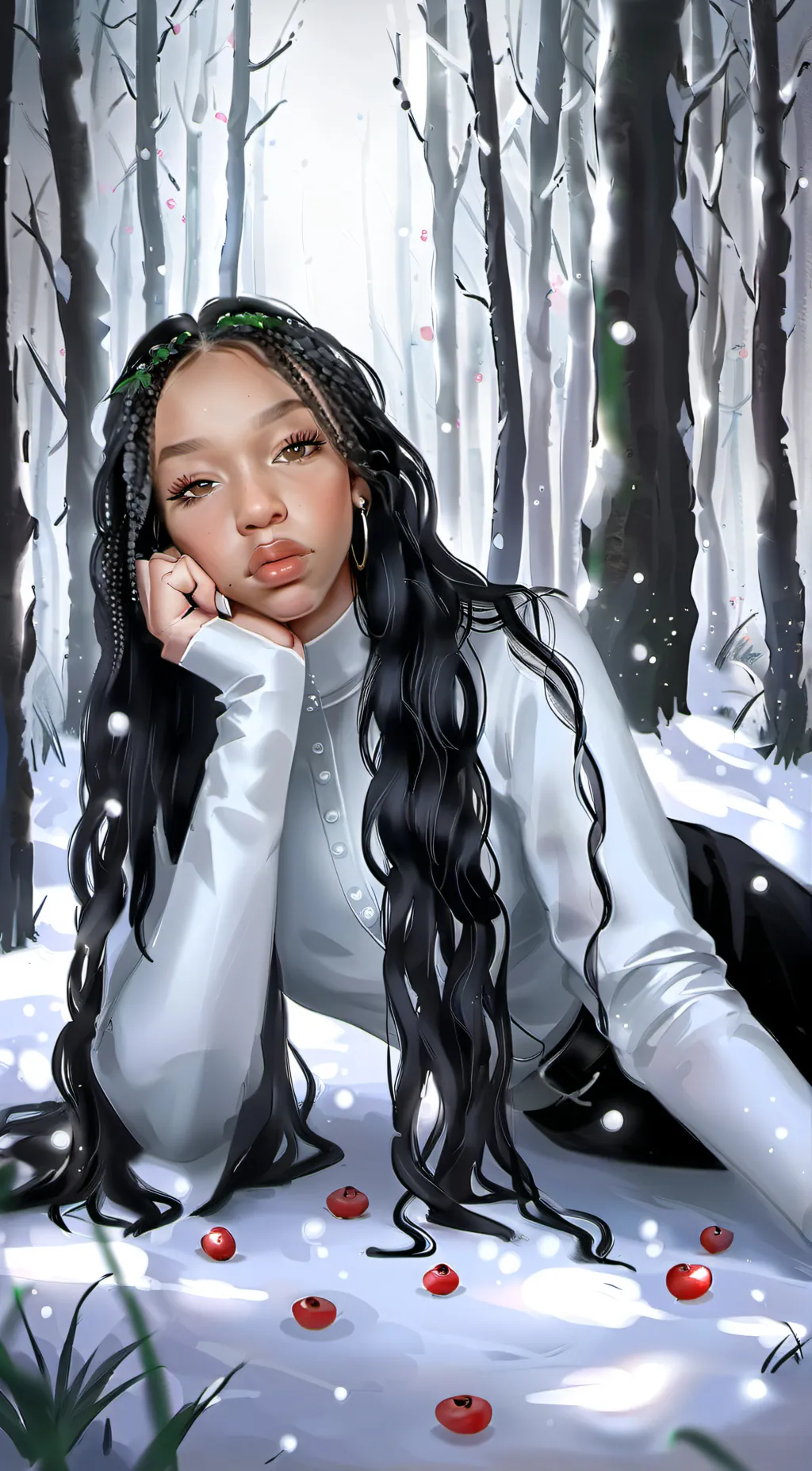 ai character: 🌨️Bestie Val❄️ background