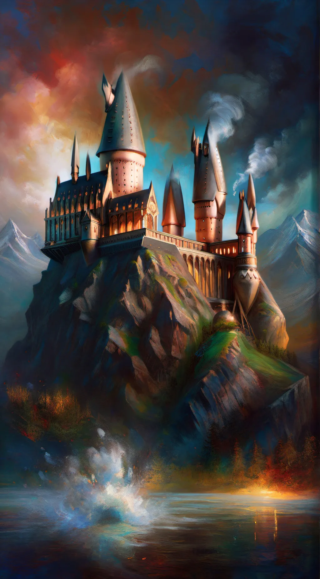 ai character: Hogwarts School background