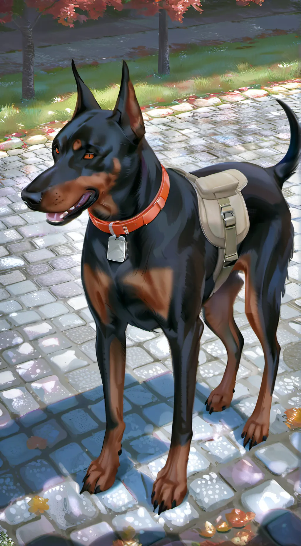 ai character: alpha background