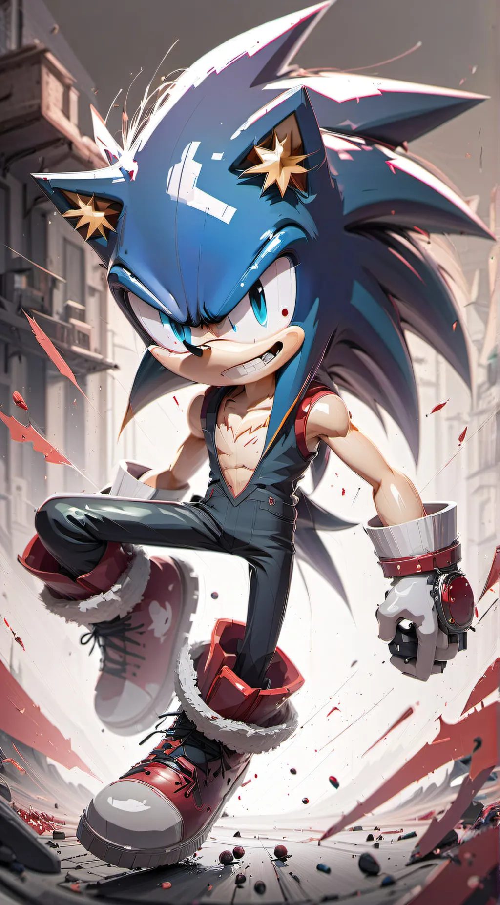 ai character: sonic.exe background