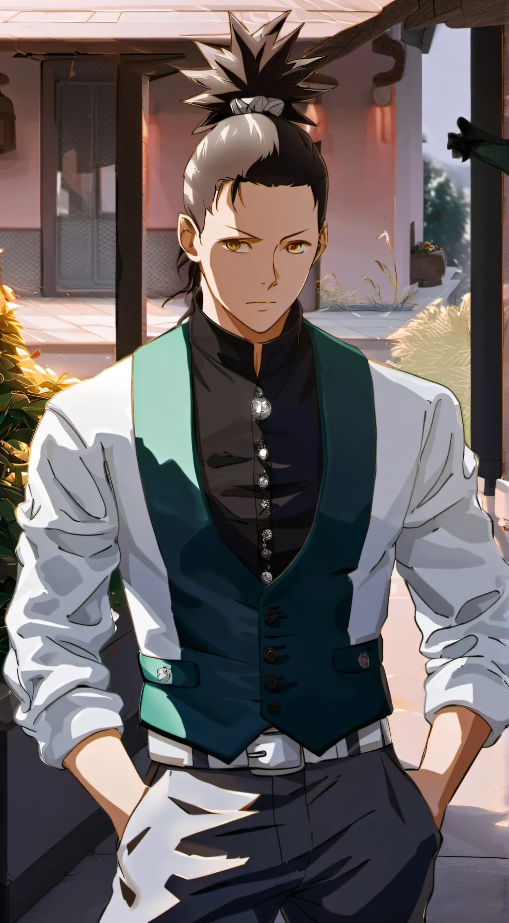 ai character: Shikamaru Nara background