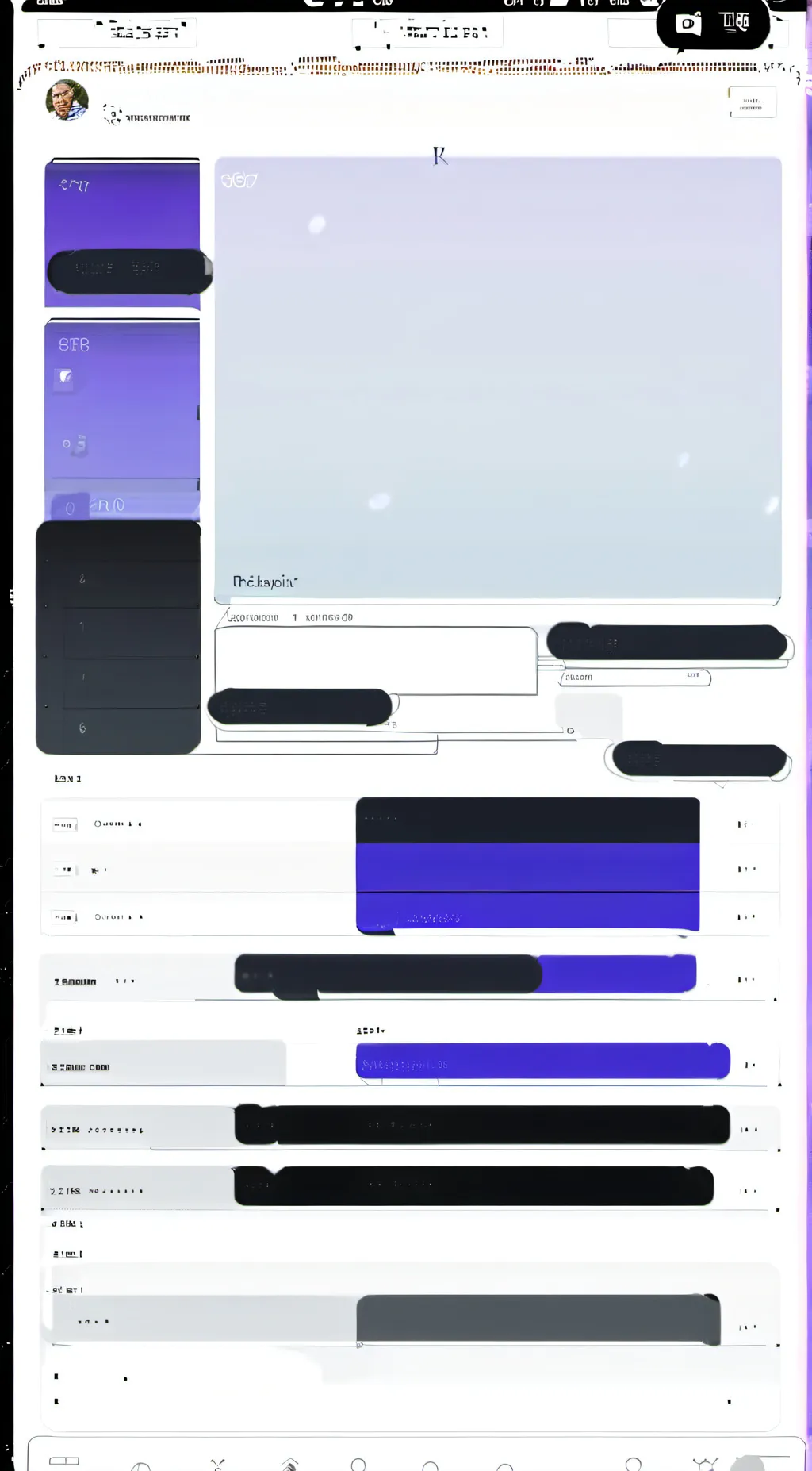 ai character: social media  background