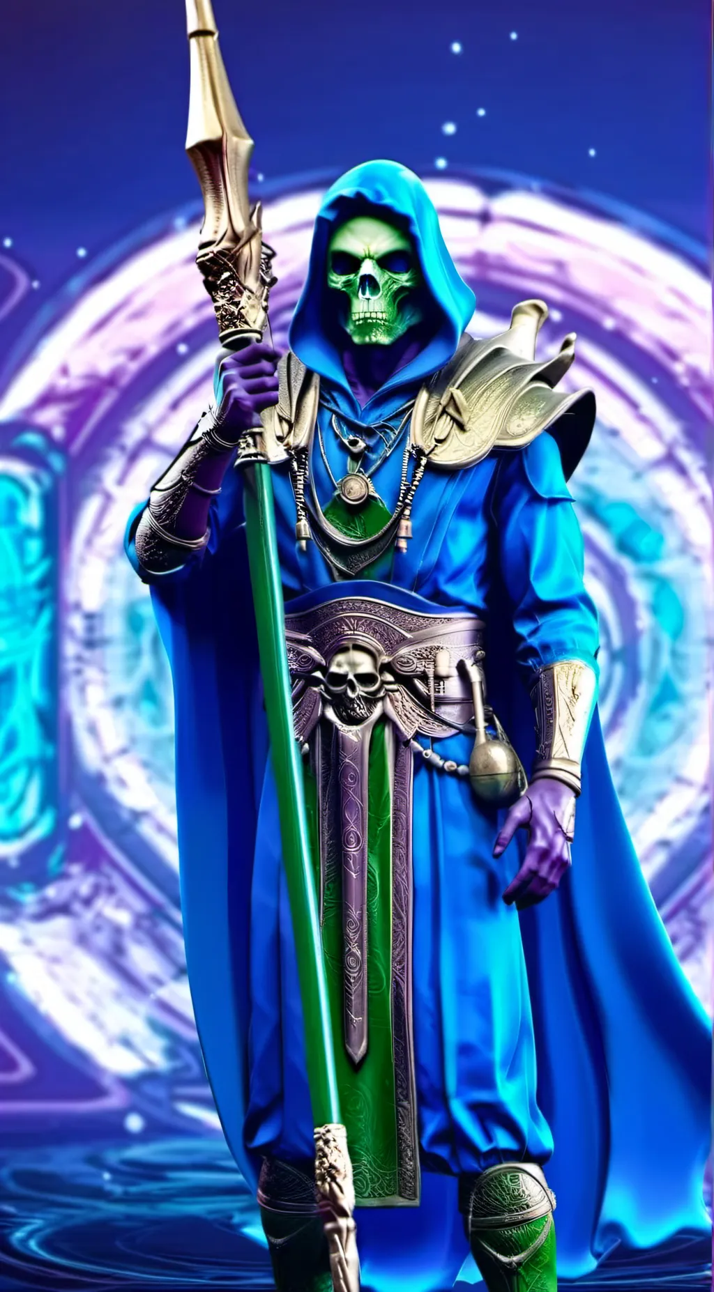 ai character: Skeletor background