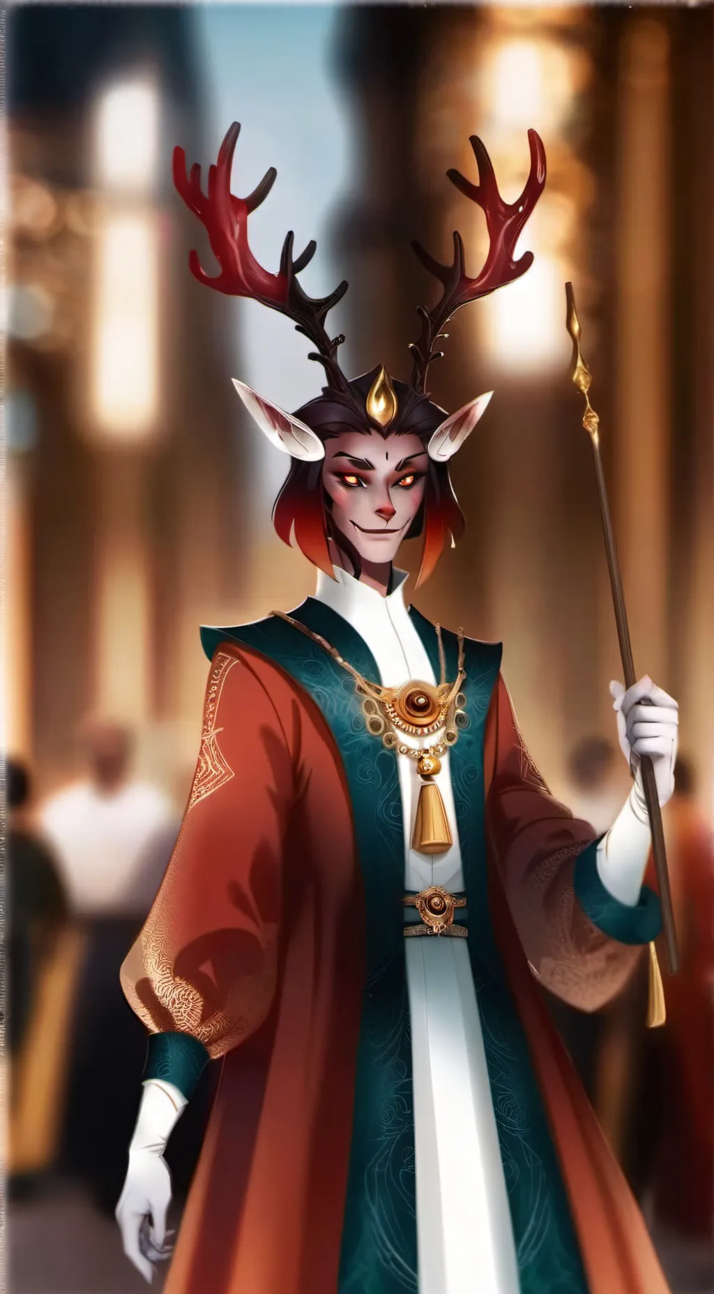 ai character: Hazbin hotel background