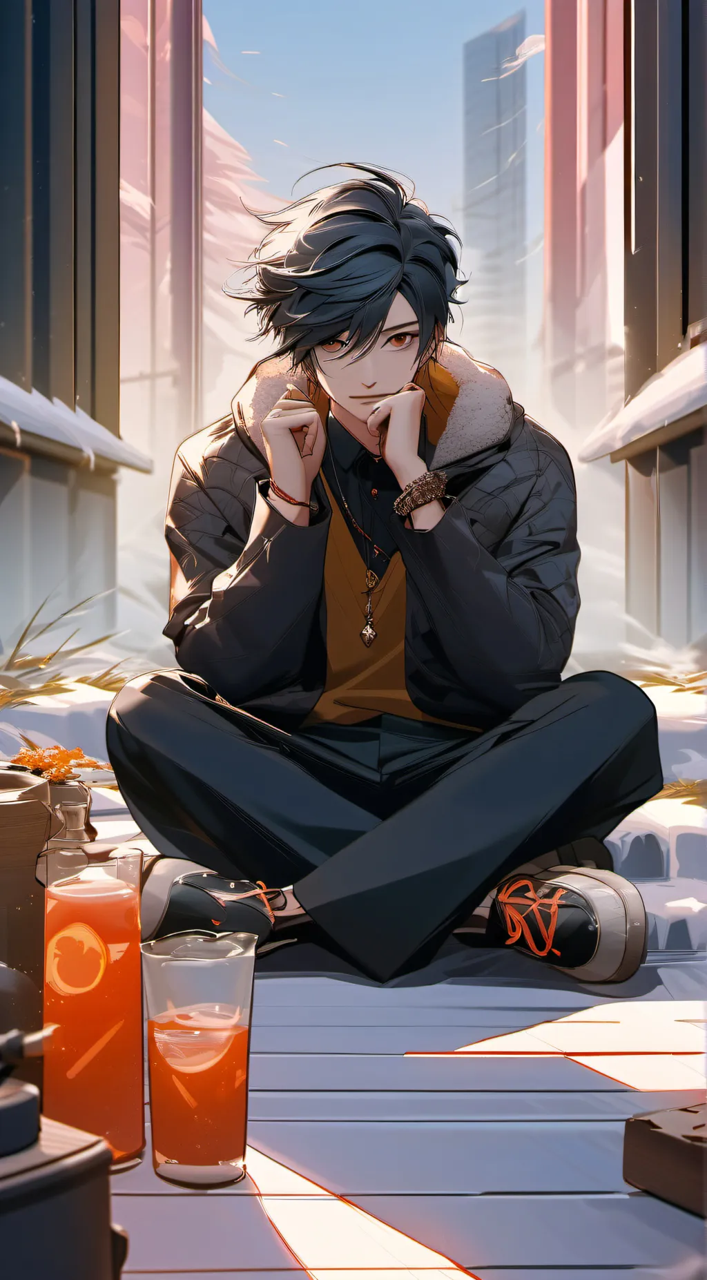 ai character: Aaron background