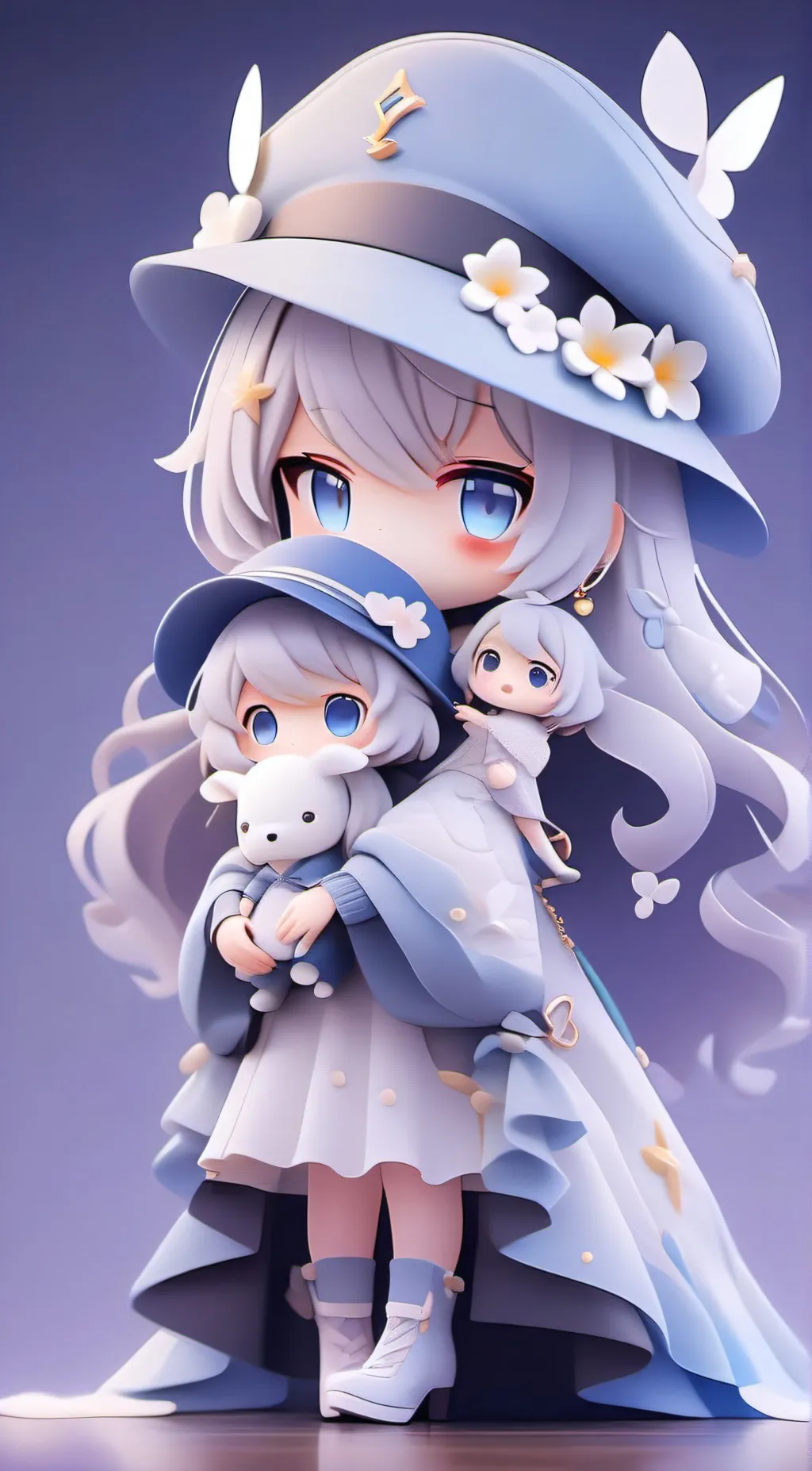 ai character: lilly -mely background