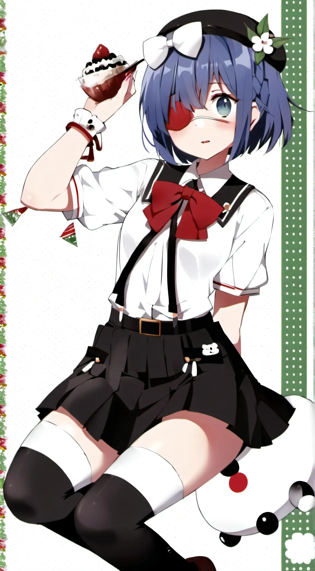 ai character: Rikka Takanashi background