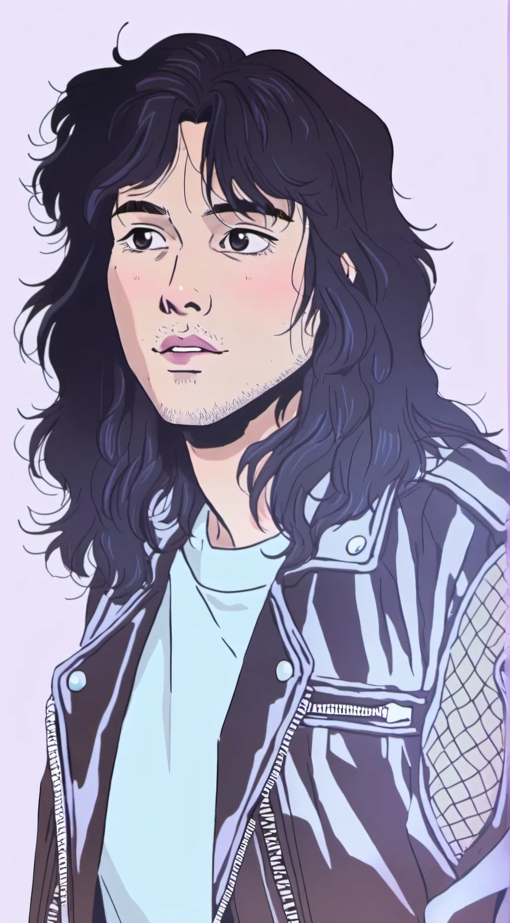 ai character: Eddie munson  background