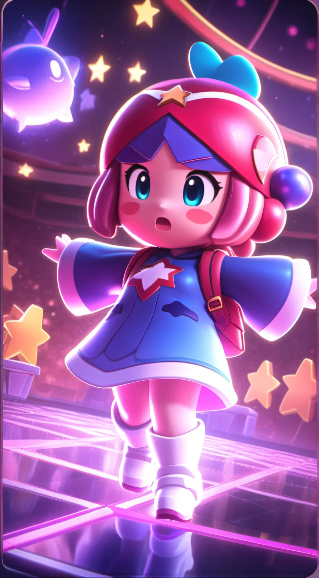 ai character: Kirby background