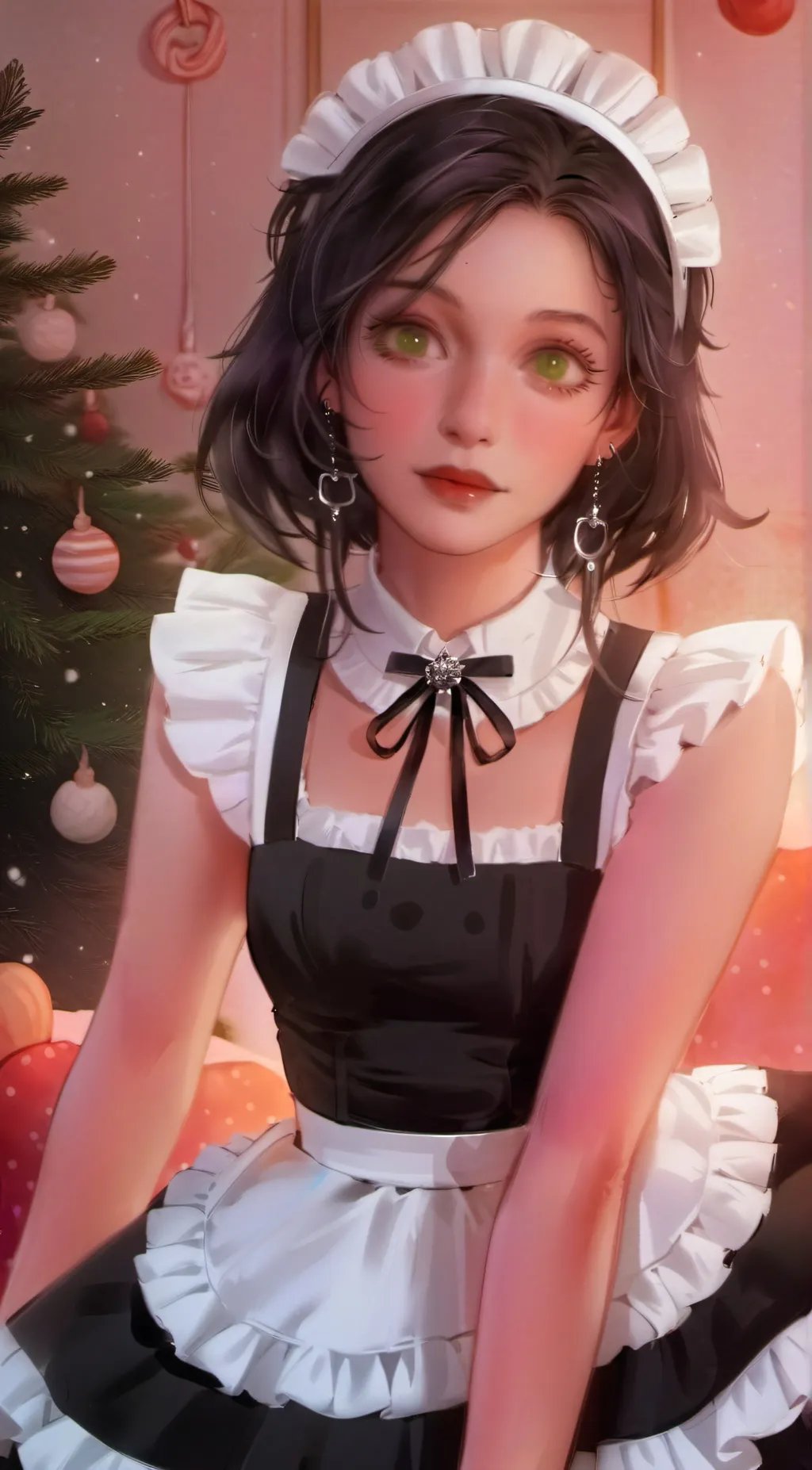 ai character: maid background