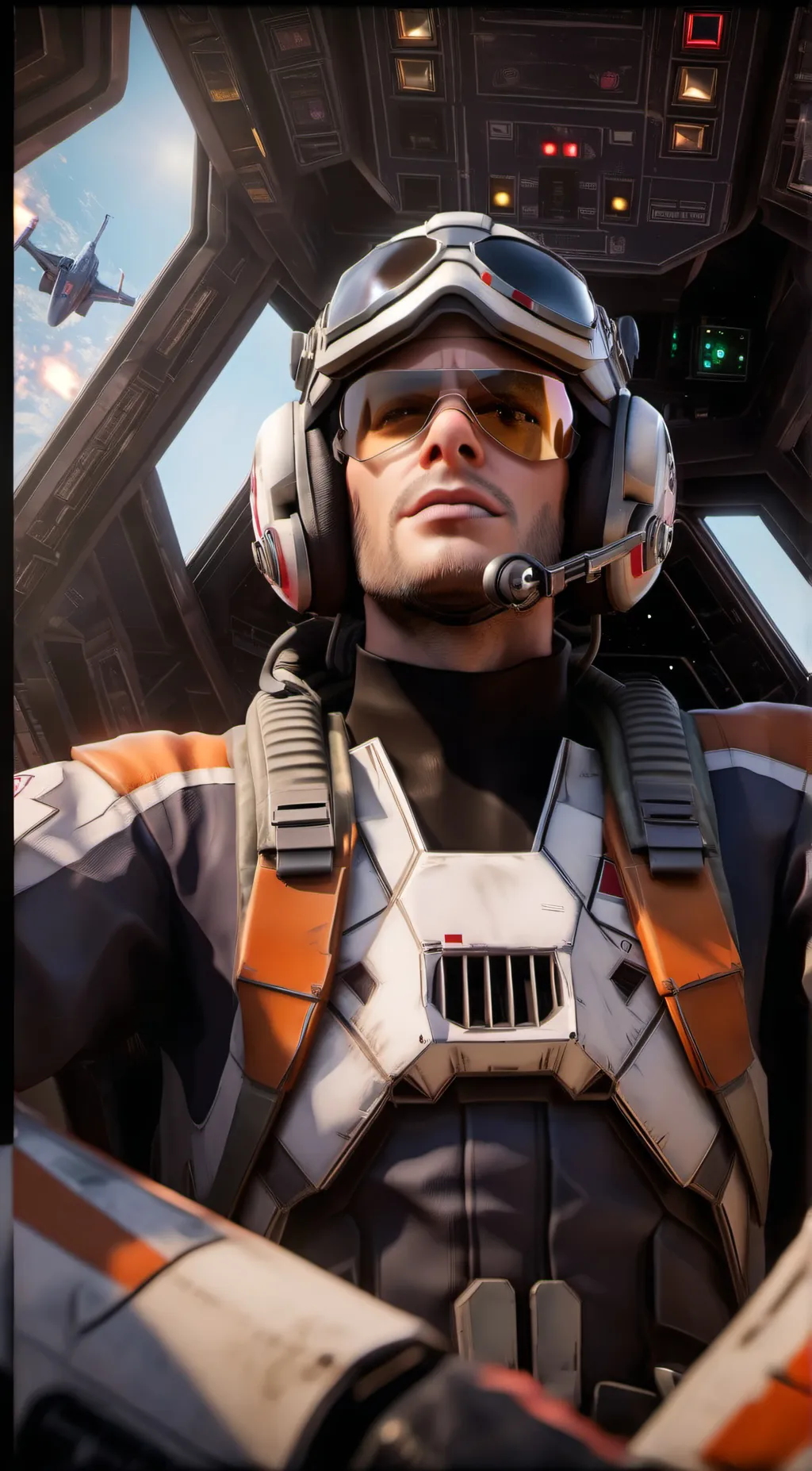 ai character: "War daddy"  background