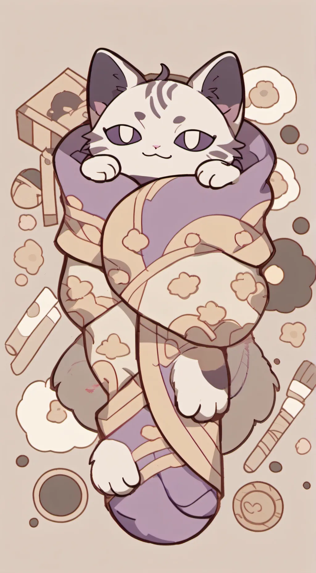 ai character: catnap background