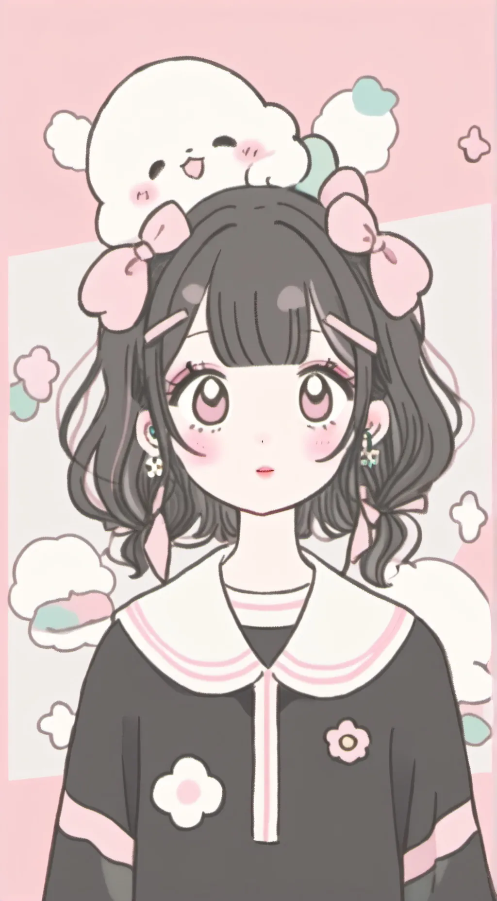 ai character: Rose background