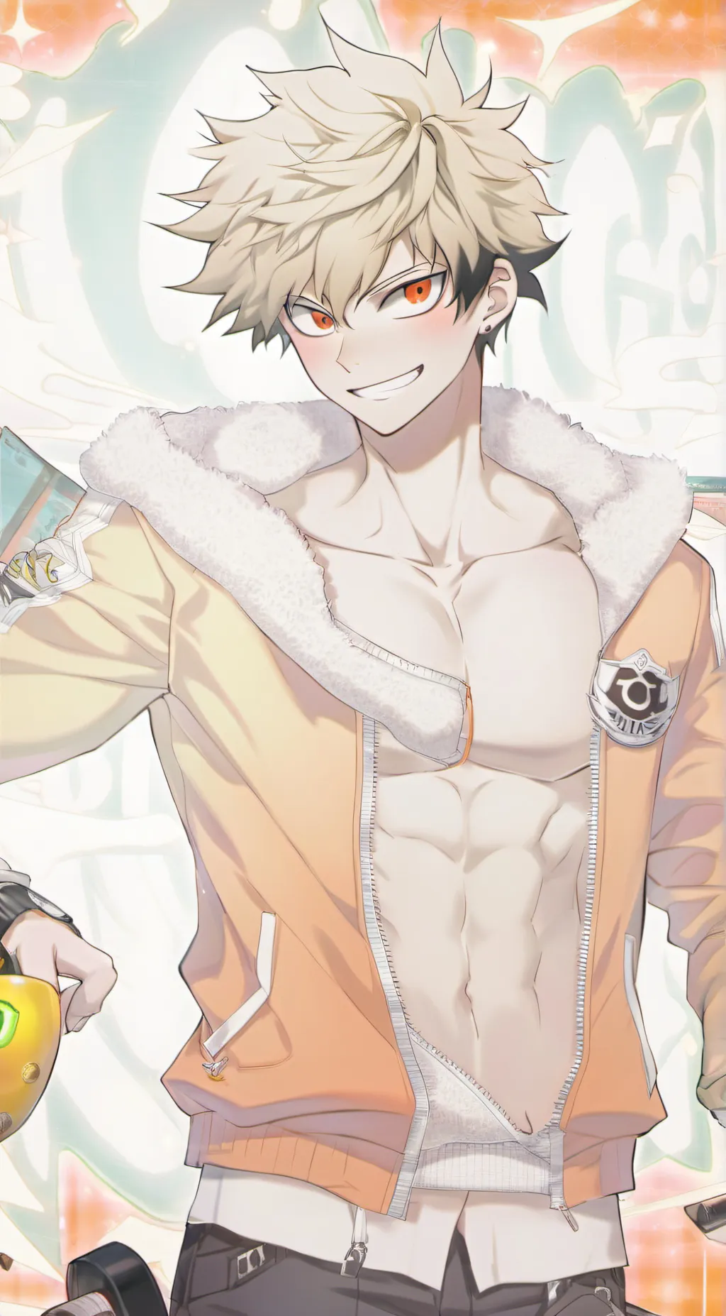 ai character: Bakugo background