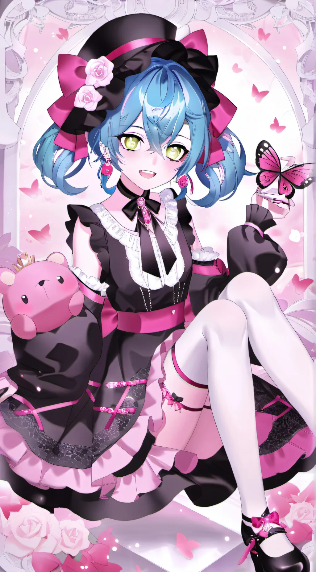 ai character: angel background