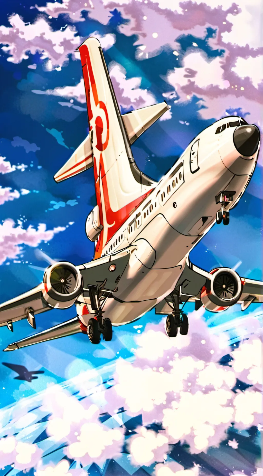 ai character: Jjk plane background