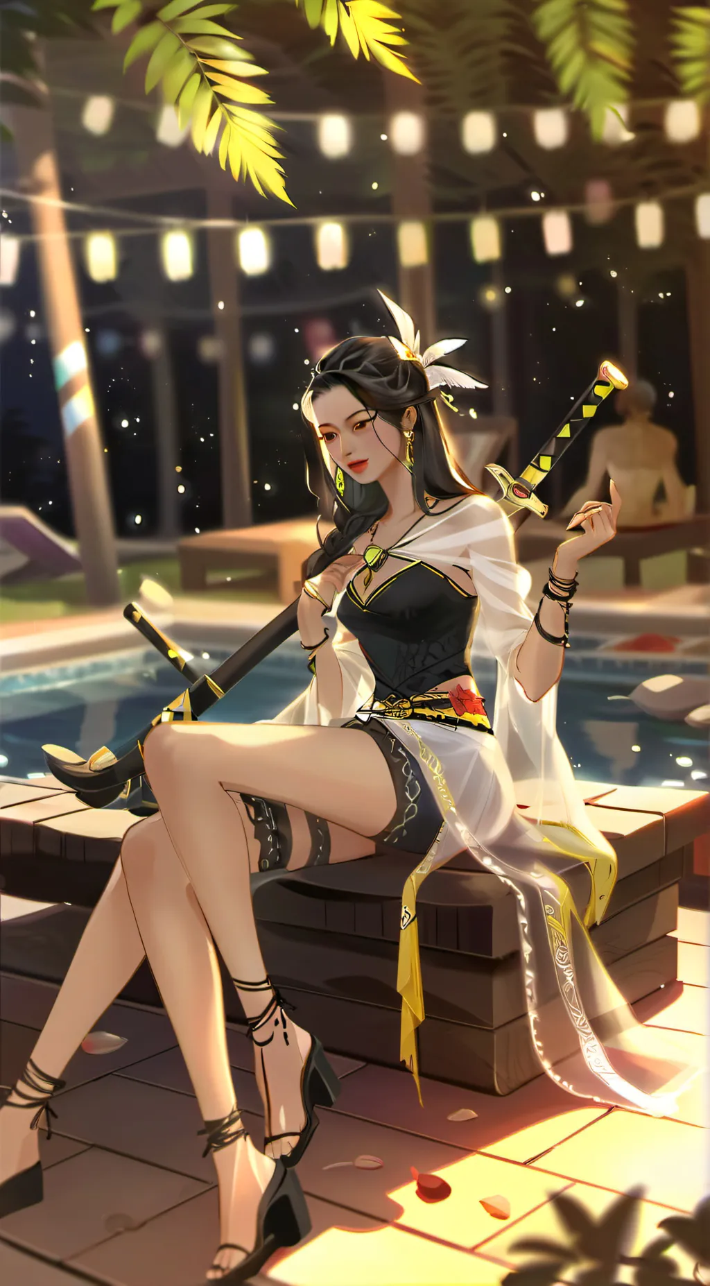 ai character: 🎊Maria🫧 background