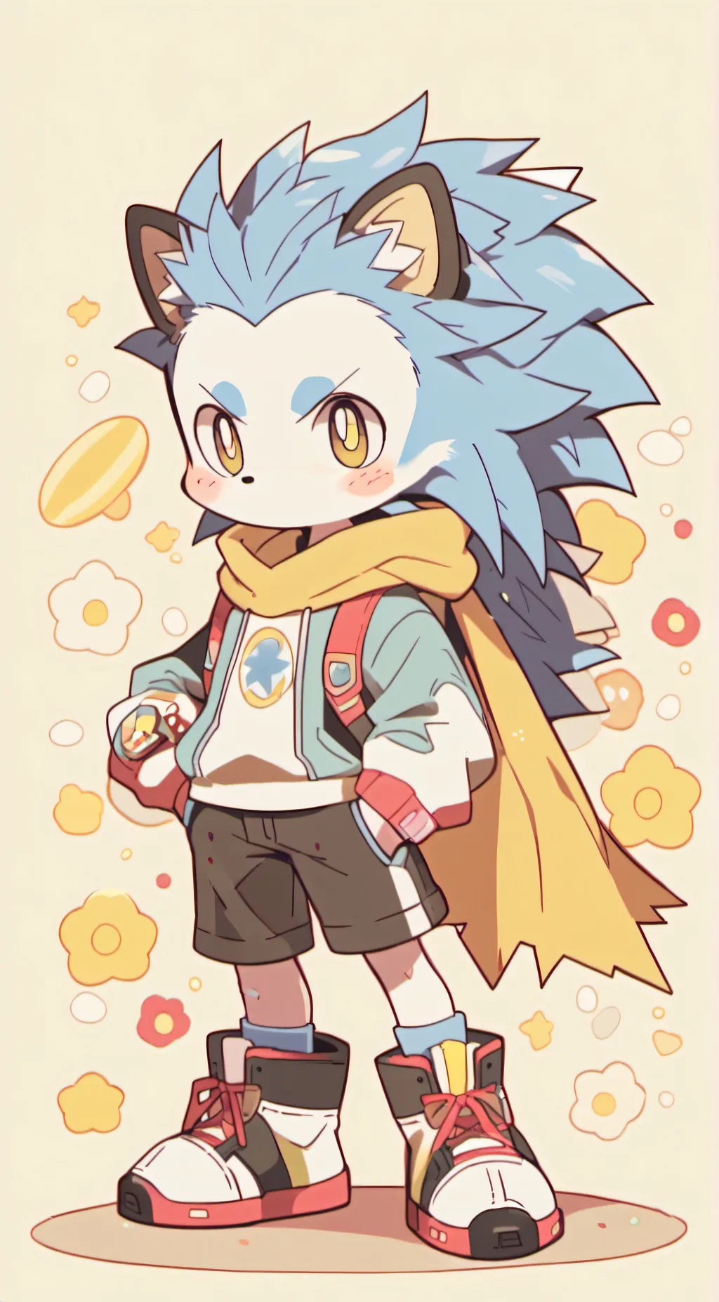 ai character: sonic the hedgehog background