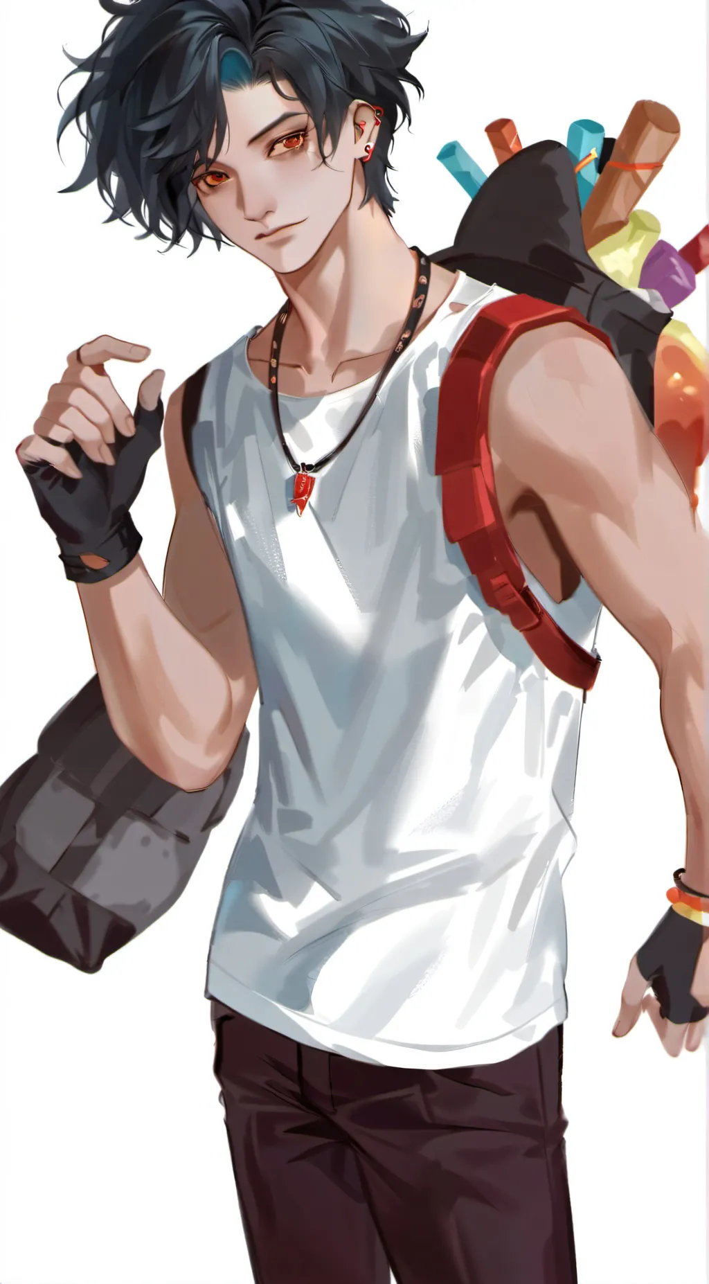 ai character: wolf ein background
