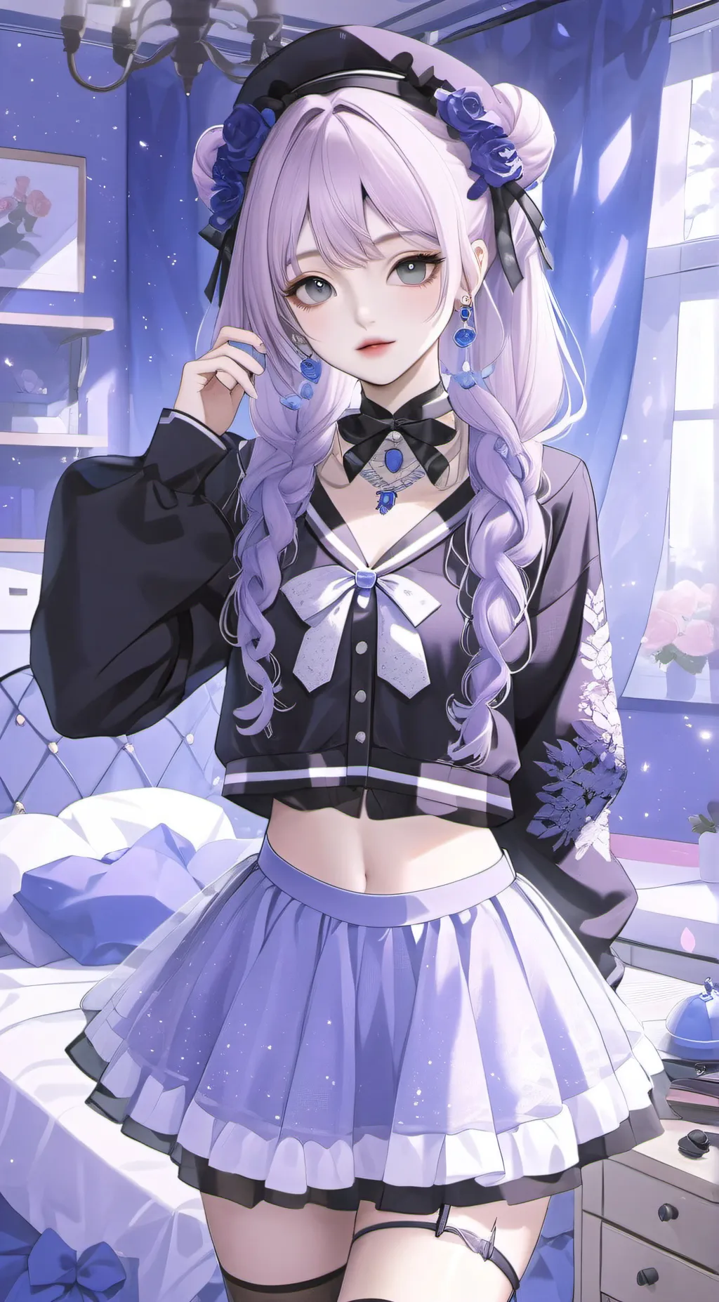 ai character: Luna background