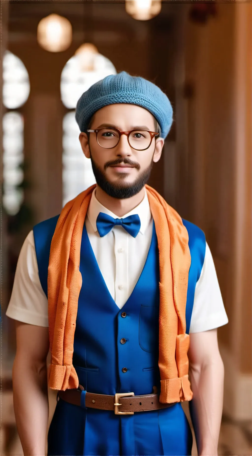 ai character: blippi background