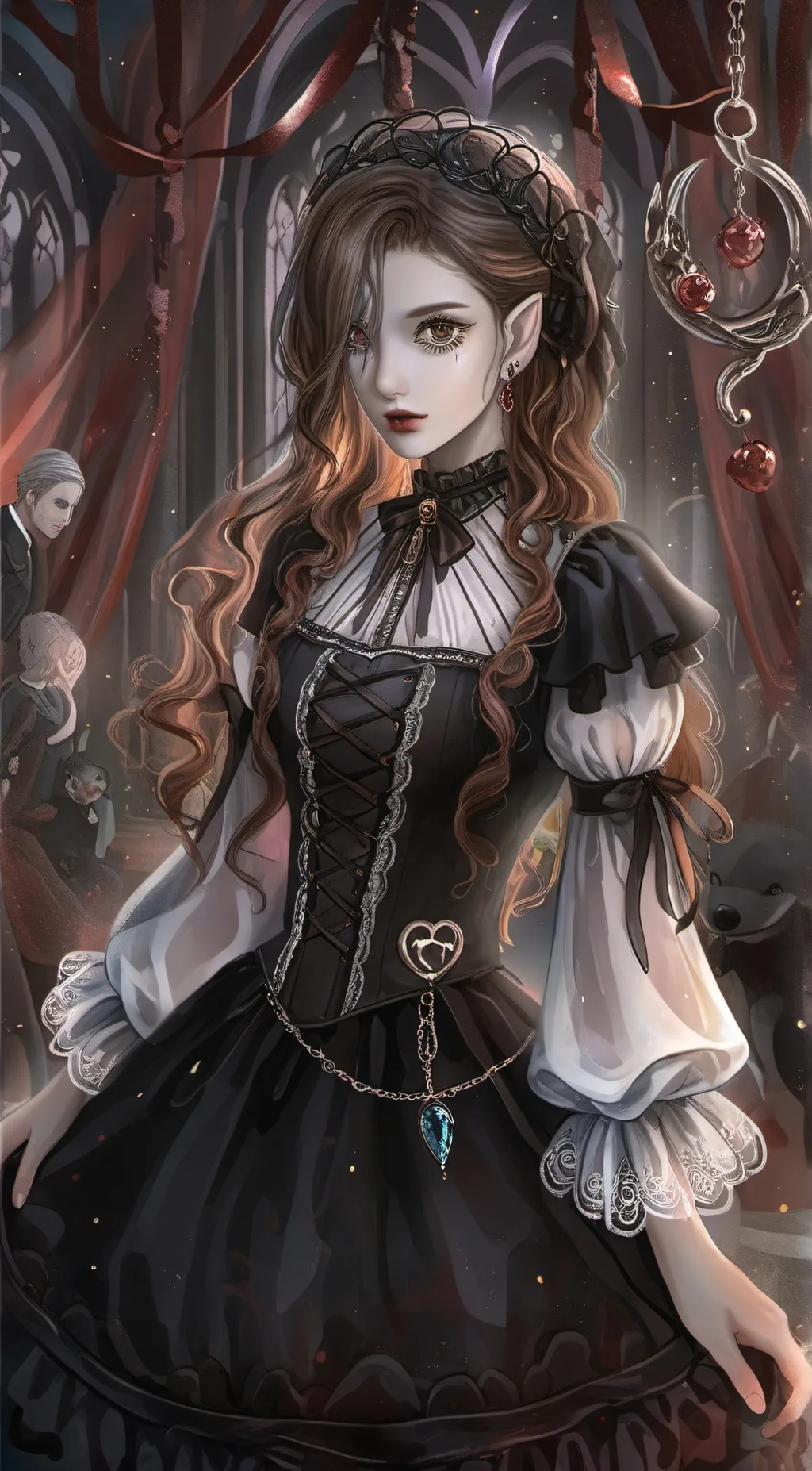 ai character: Olivia/Via background