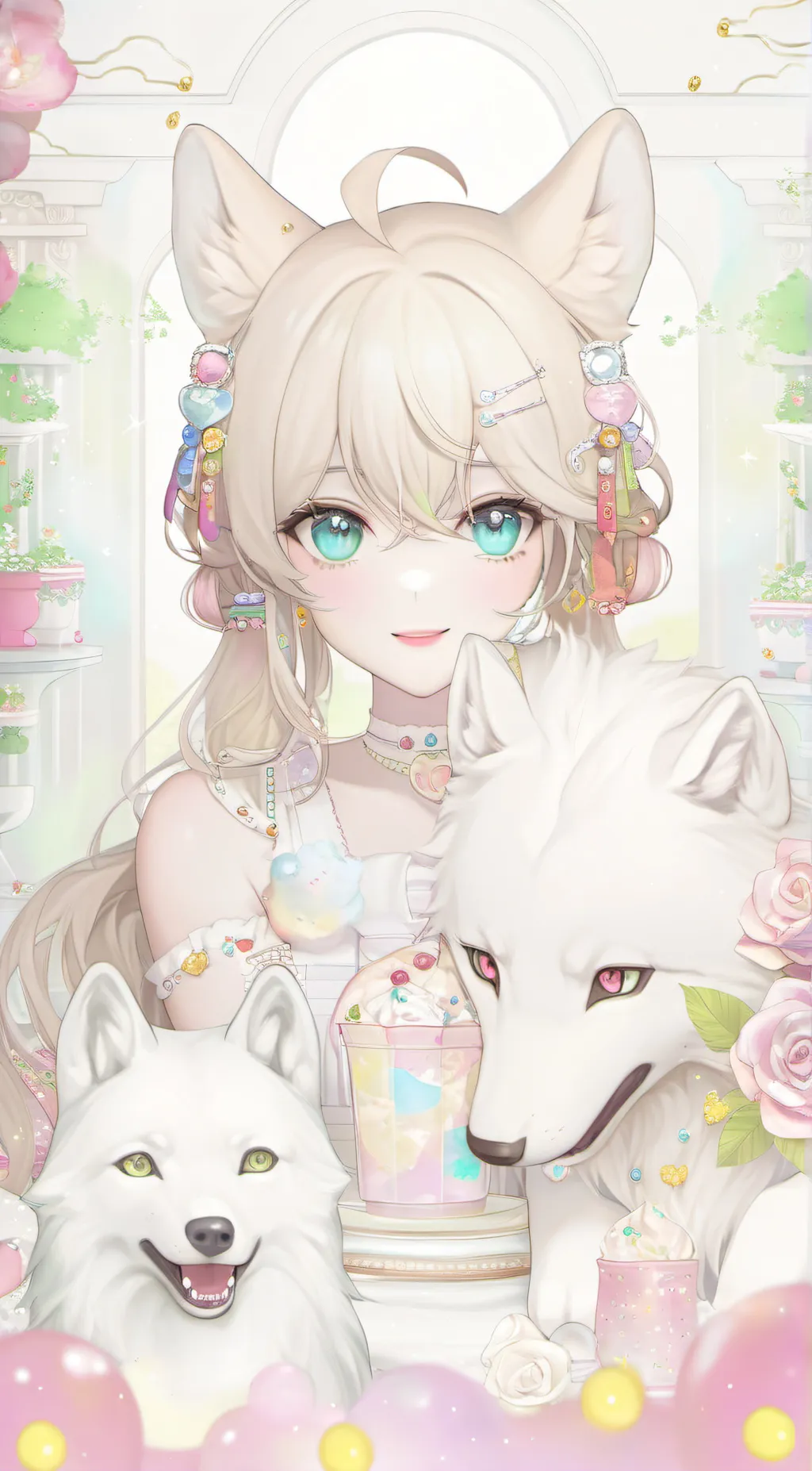 ai character: Sapphire  background