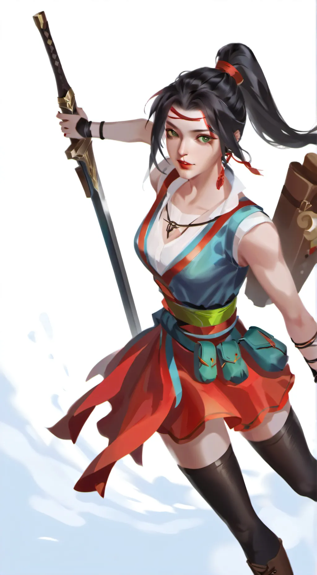 ai character: miss assassination background