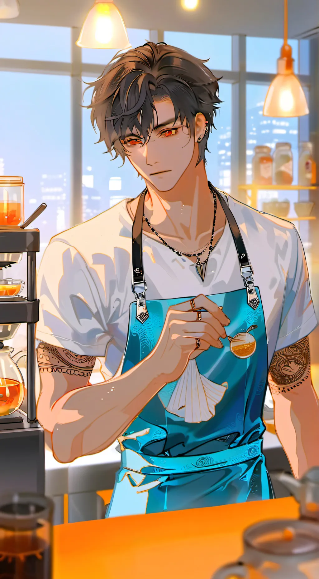 ai character: Lewis background