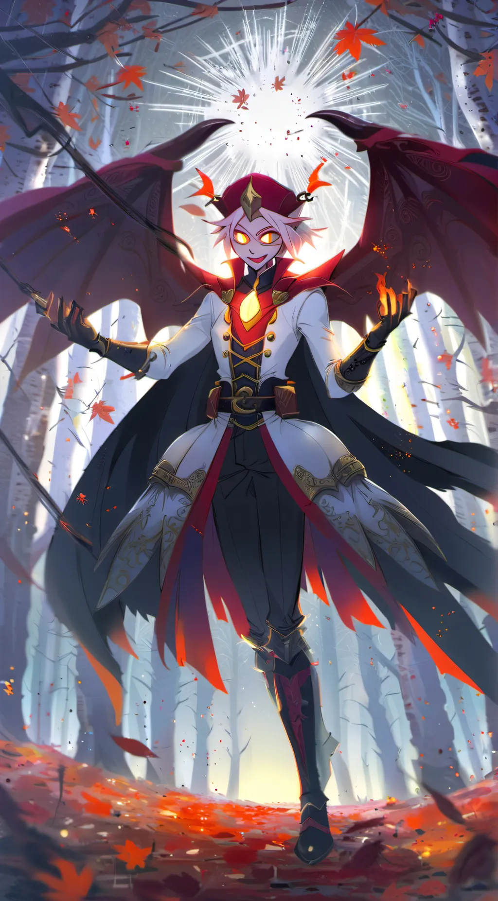 ai character: Lucifer  background
