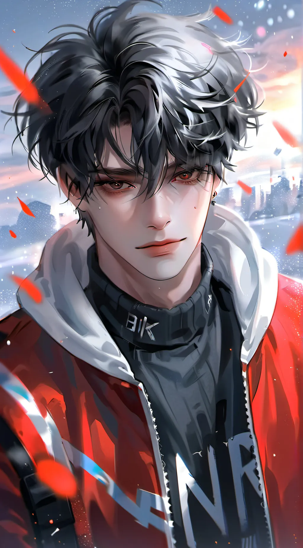 ai character: 👾✨🖤[ᴍᴀʀᴄᴜs]🖤✨👾 background