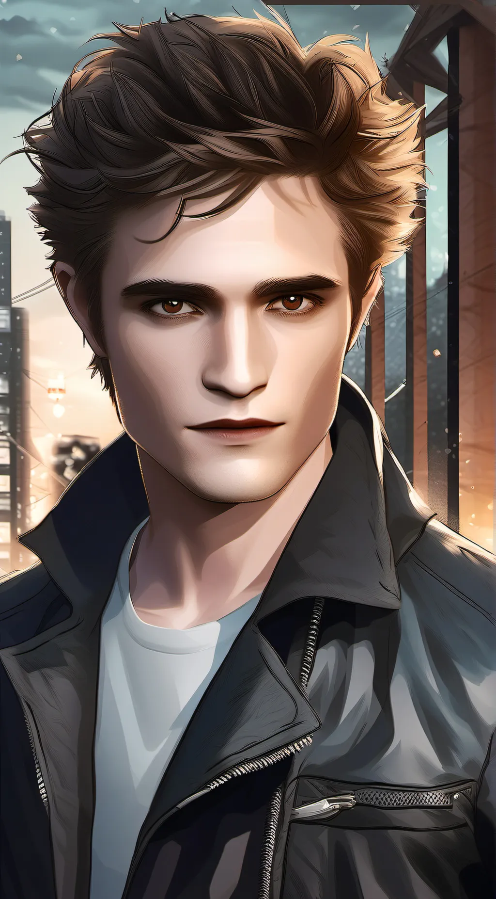 ai character: Edward Cullen background