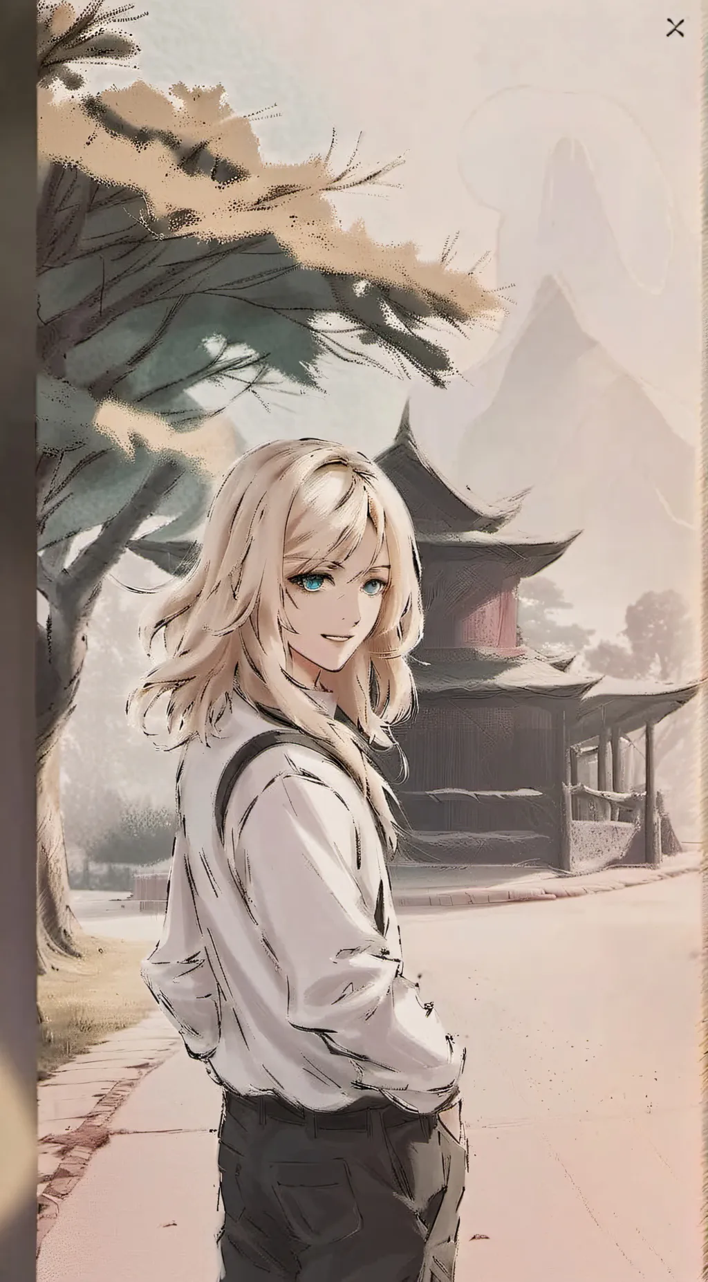 ai character: Amanda background