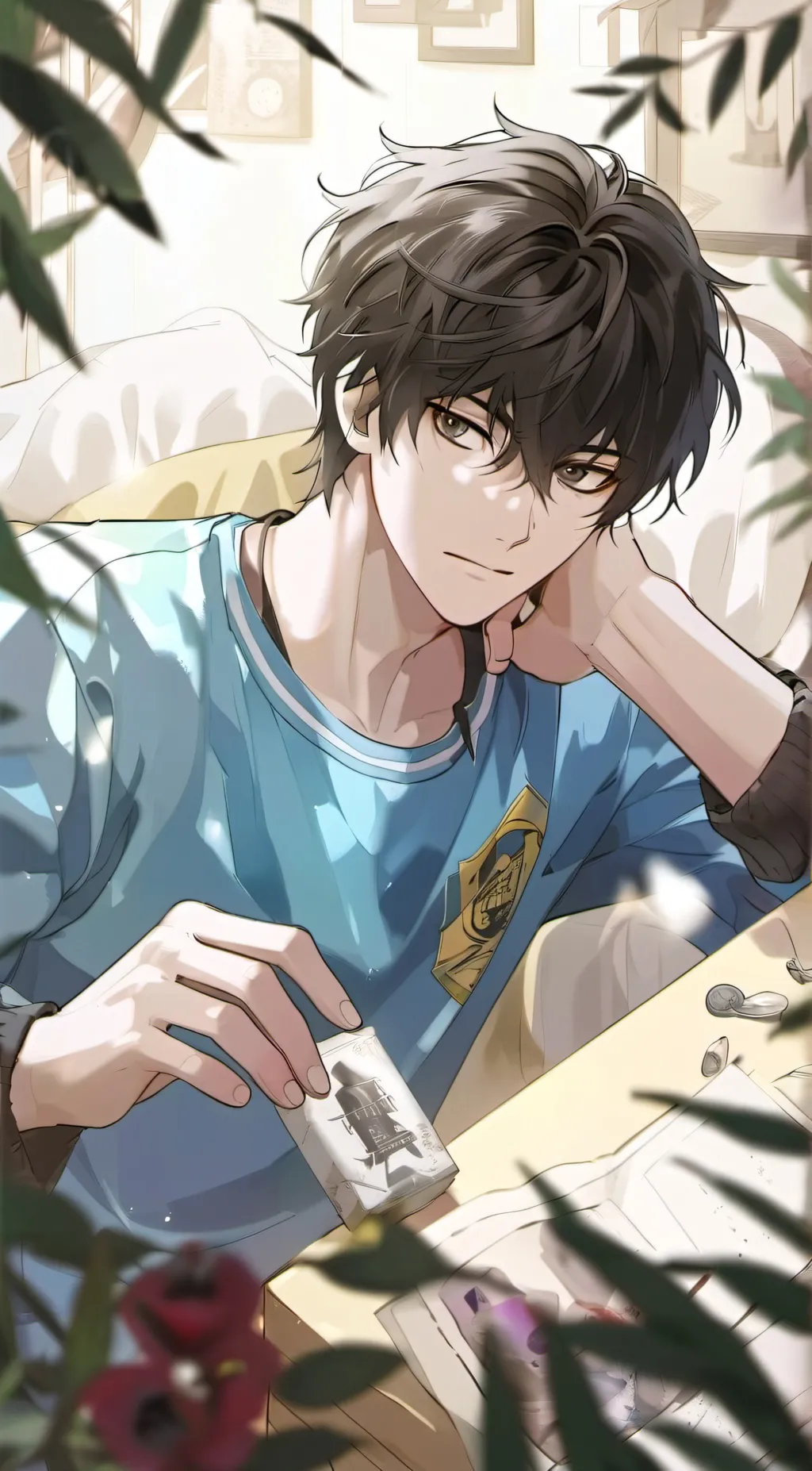 ai character: Tony  background