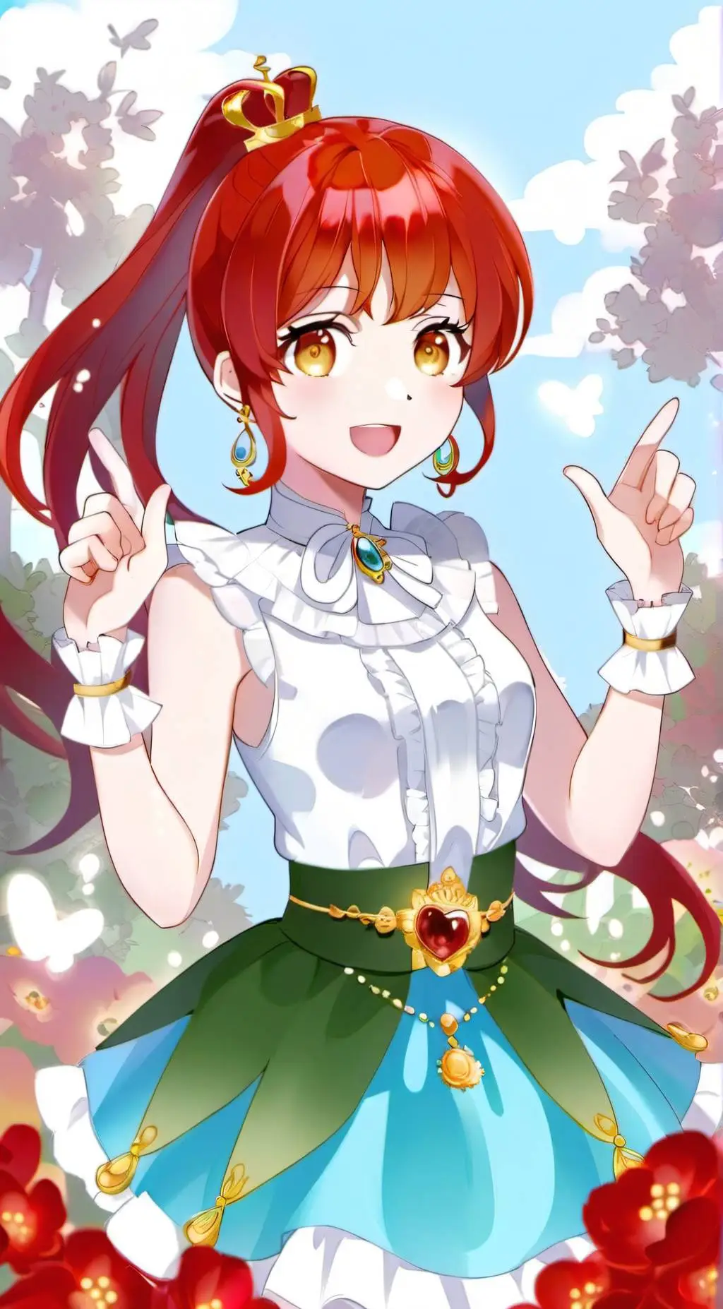 ai character: Mikan Shiratama background