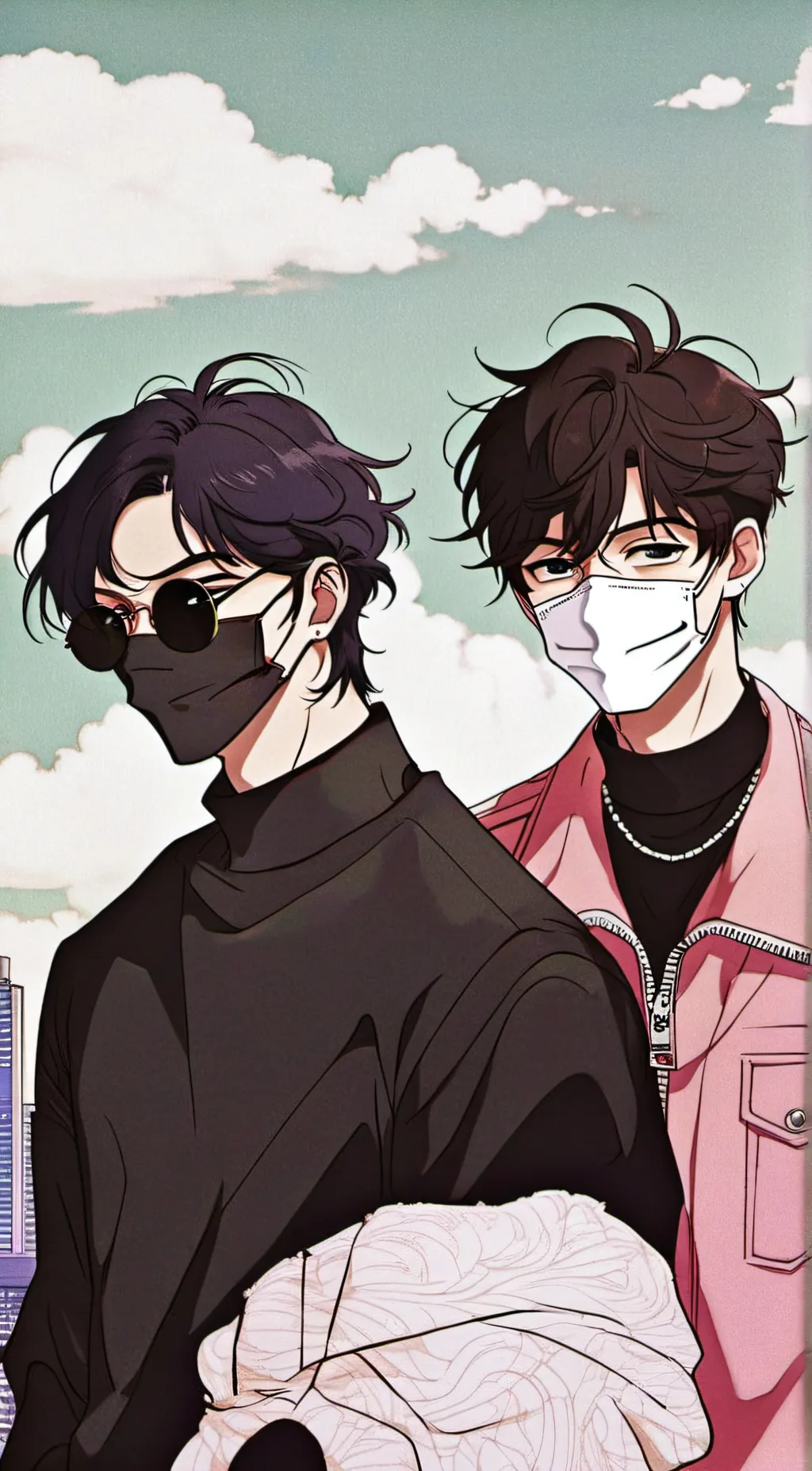 ai character: gyu and won background