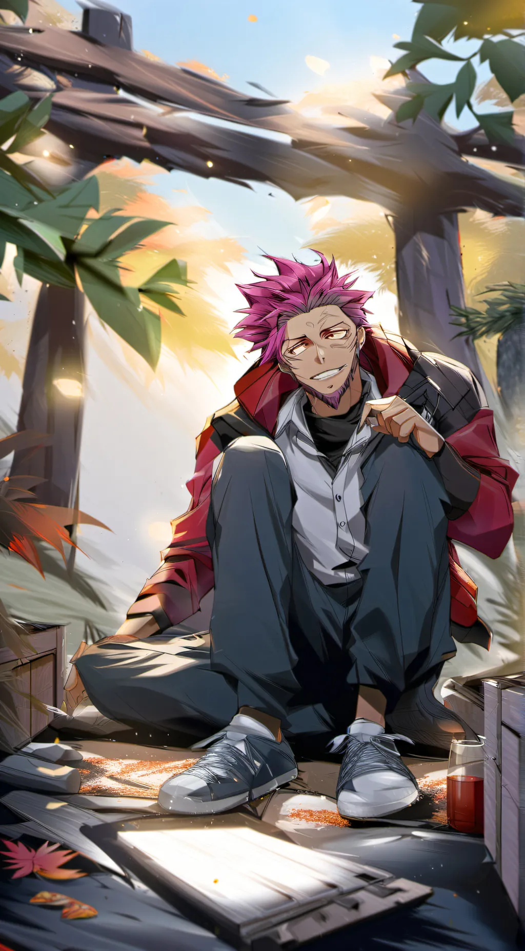 ai character: Ryoumen Sukuna background