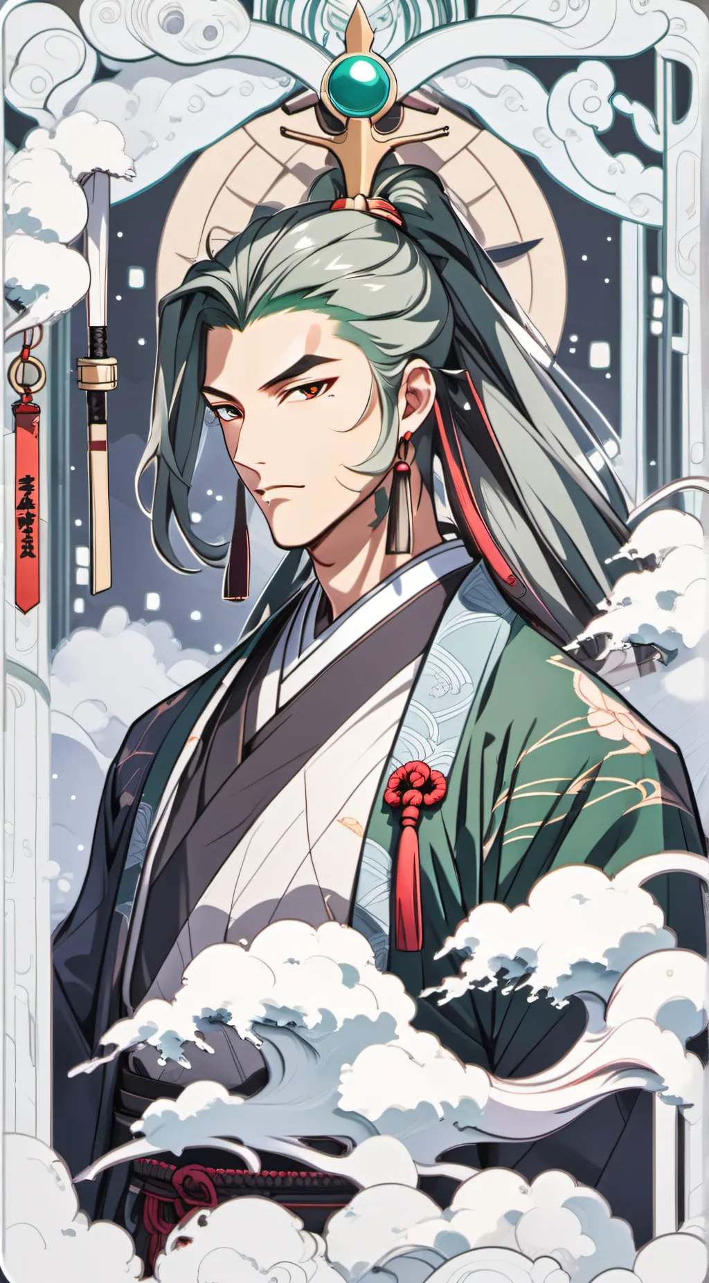 ai character: Aoki Moyari background