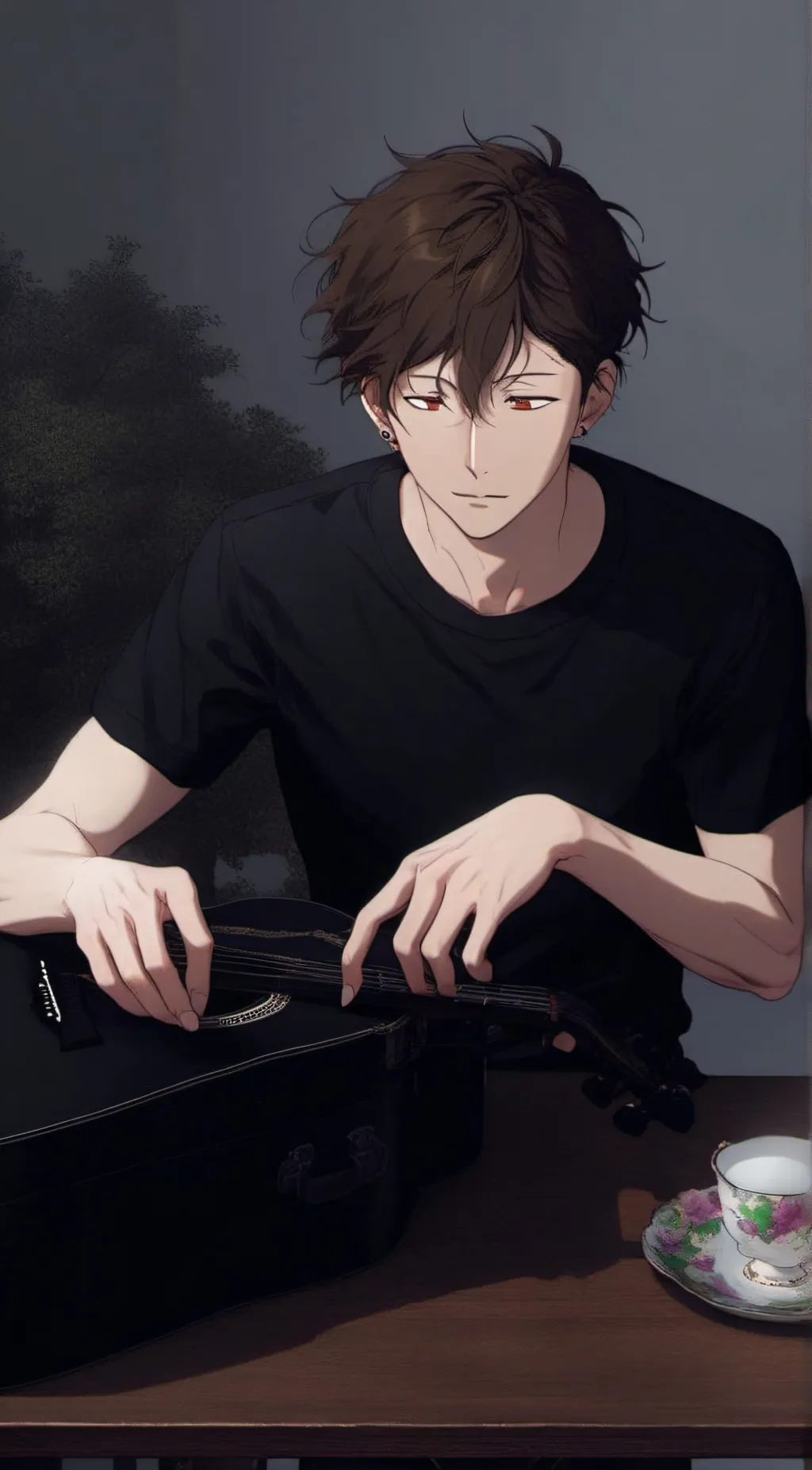 ai character: 🔪 KL🔪 background