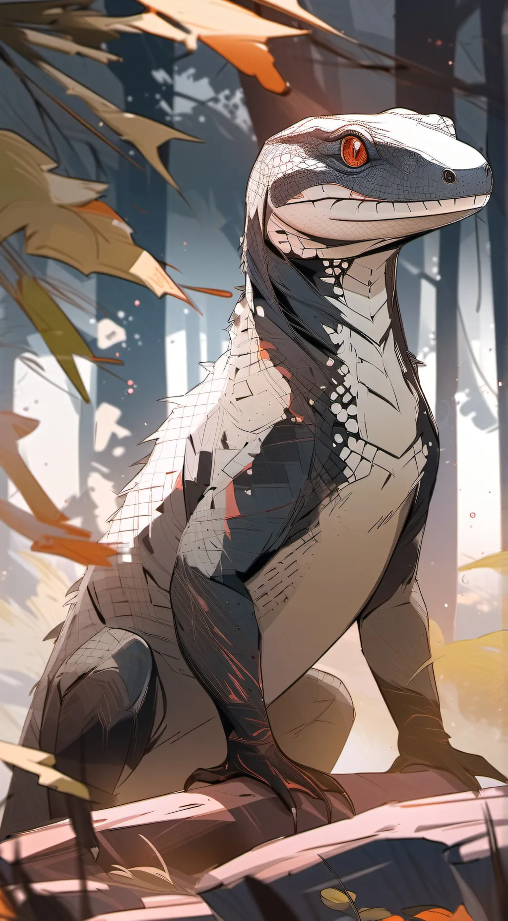 ai character: Geier background