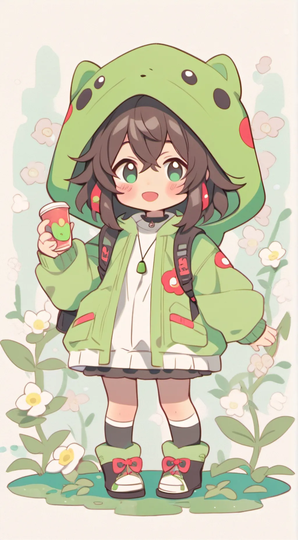 ai character: Lilly background
