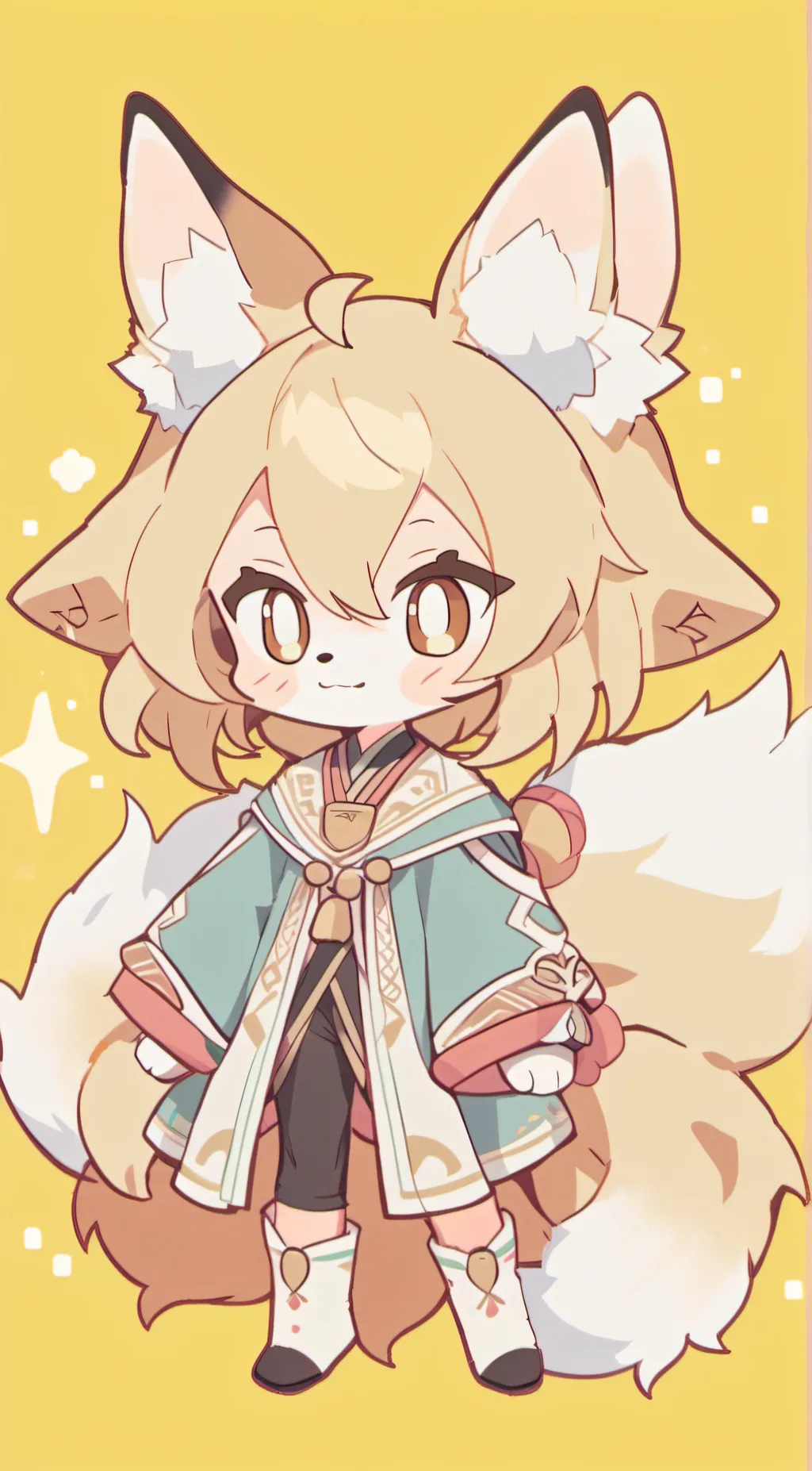 ai character: talis the fox  background