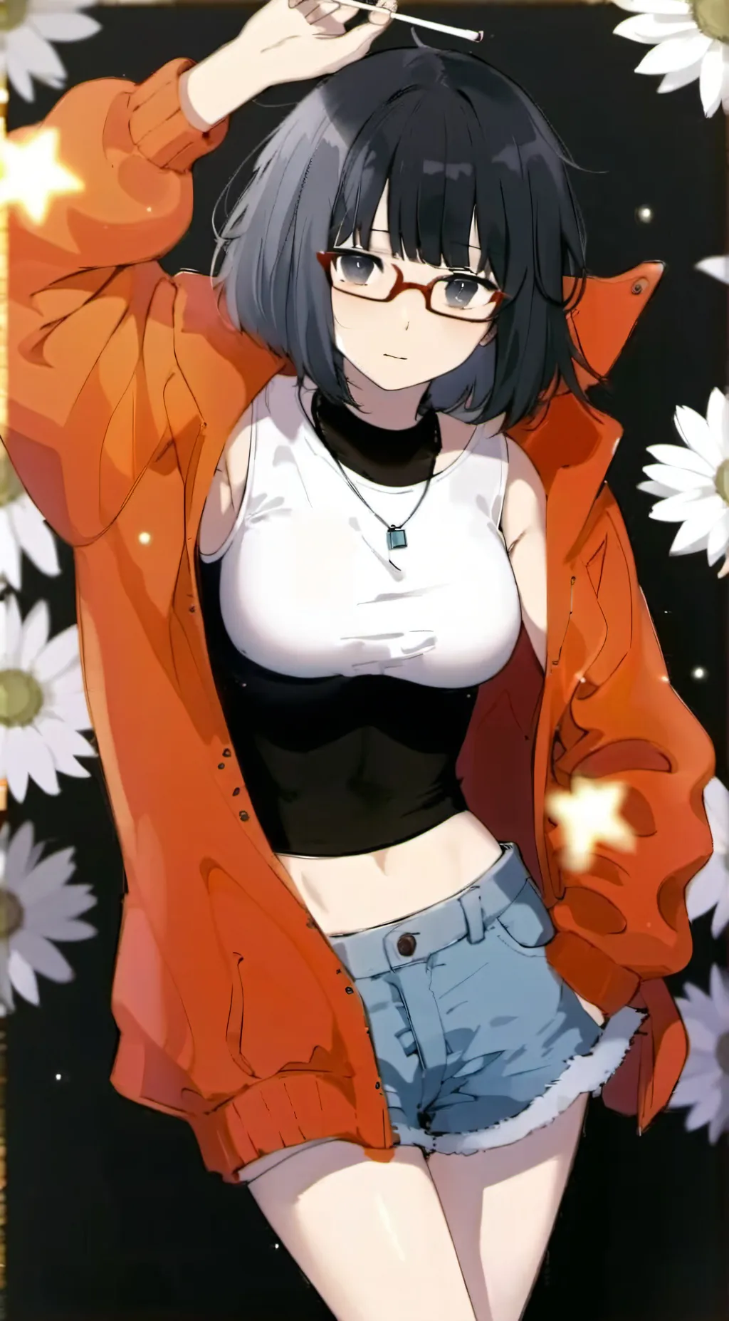 ai character: Akari background