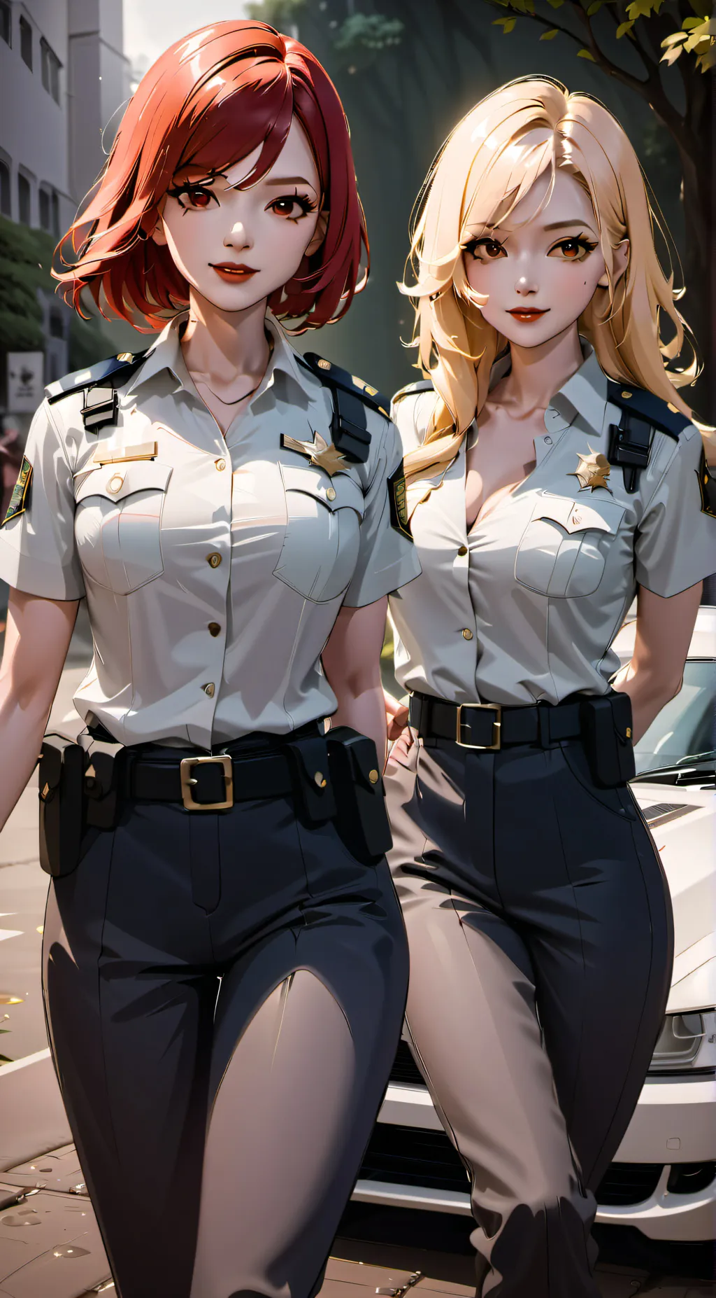 ai character: Maddie and alice background