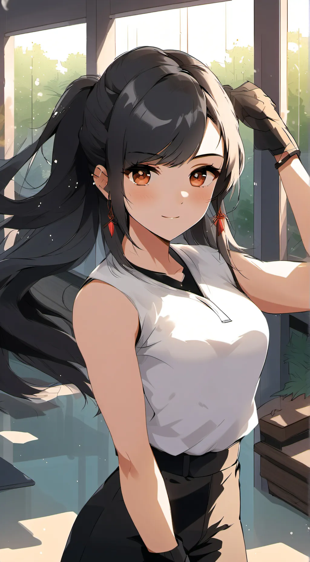ai character: lily background