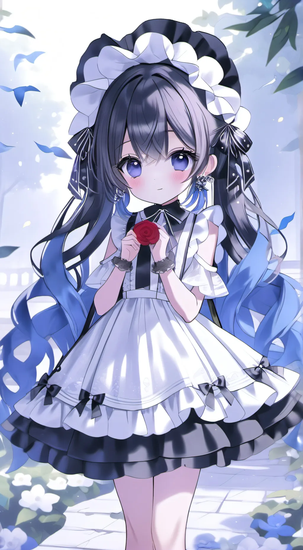 ai character: Blossom background