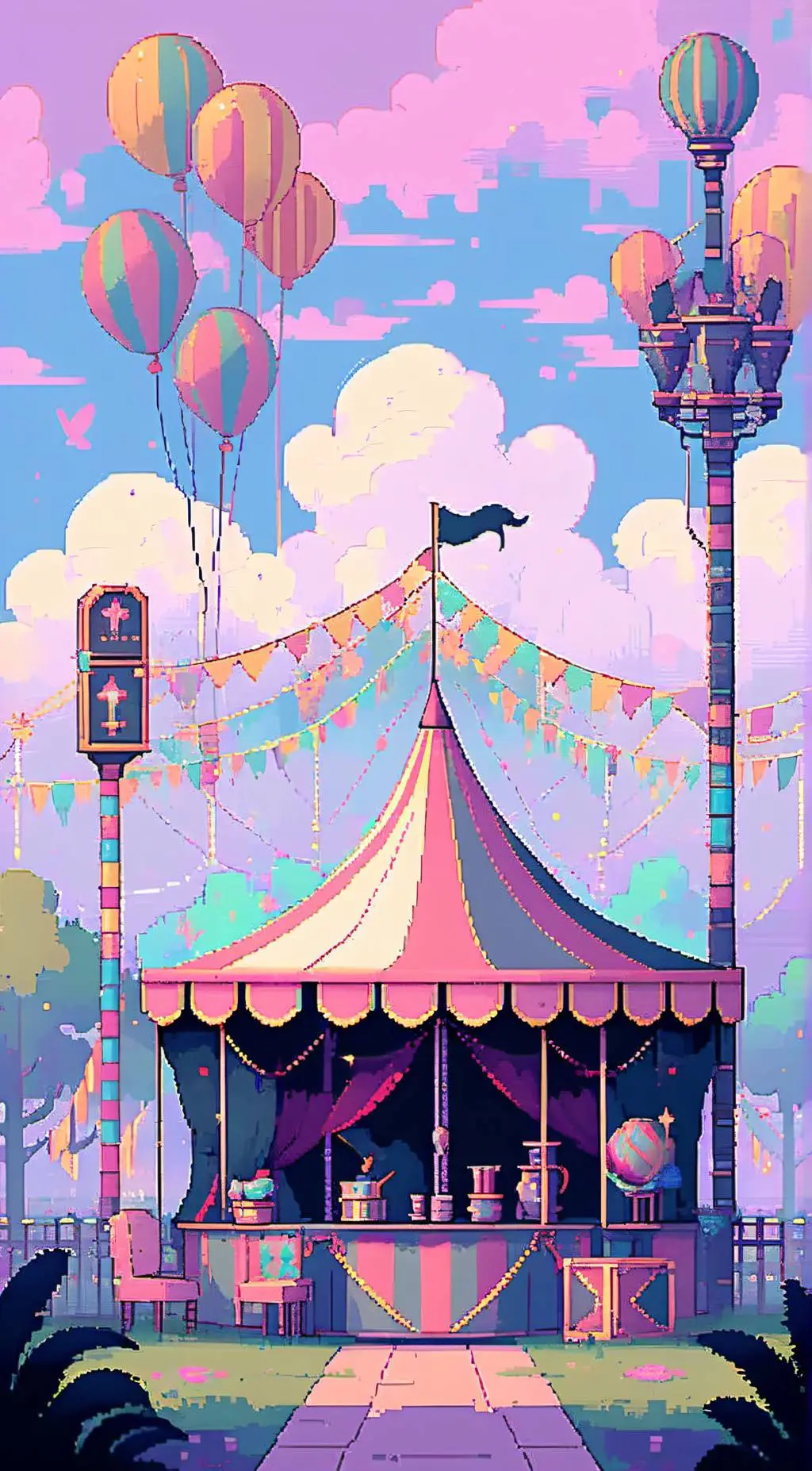 ai character: playtime co× tadc background