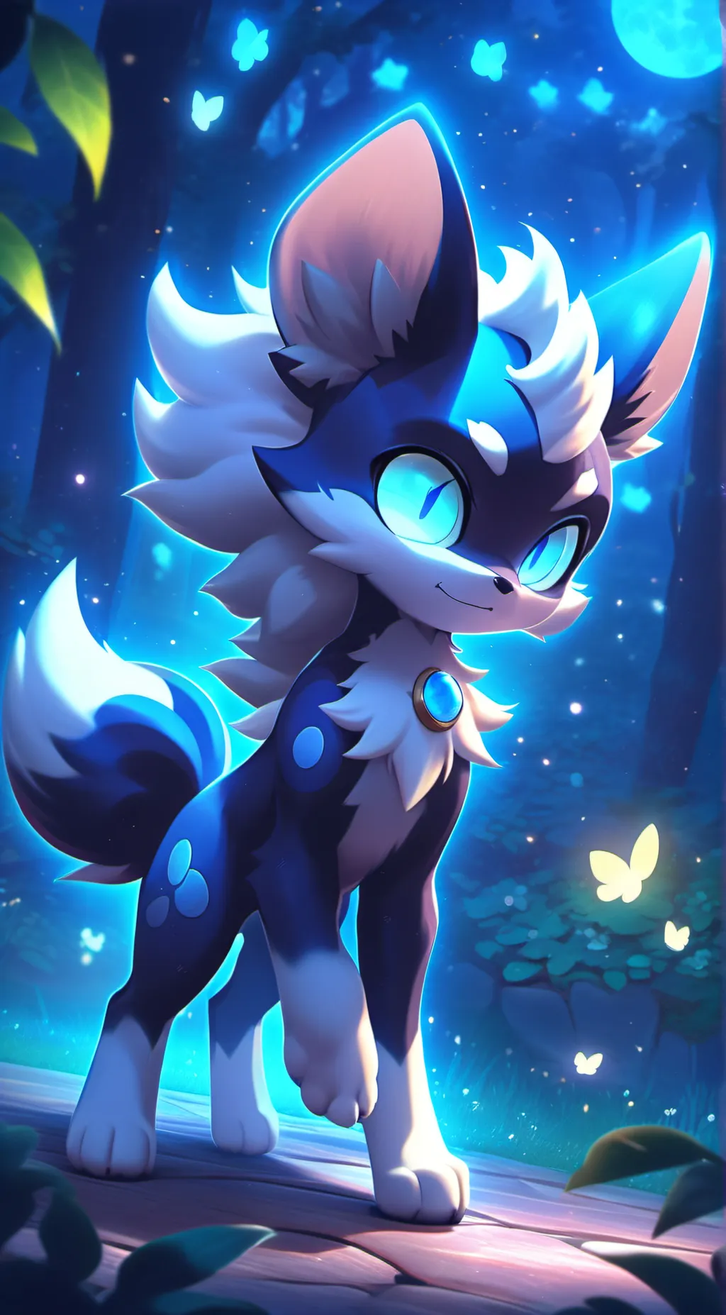 ai character: Mittens background