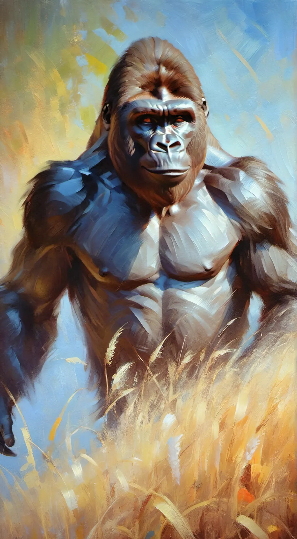 ai character: gorilla tag background