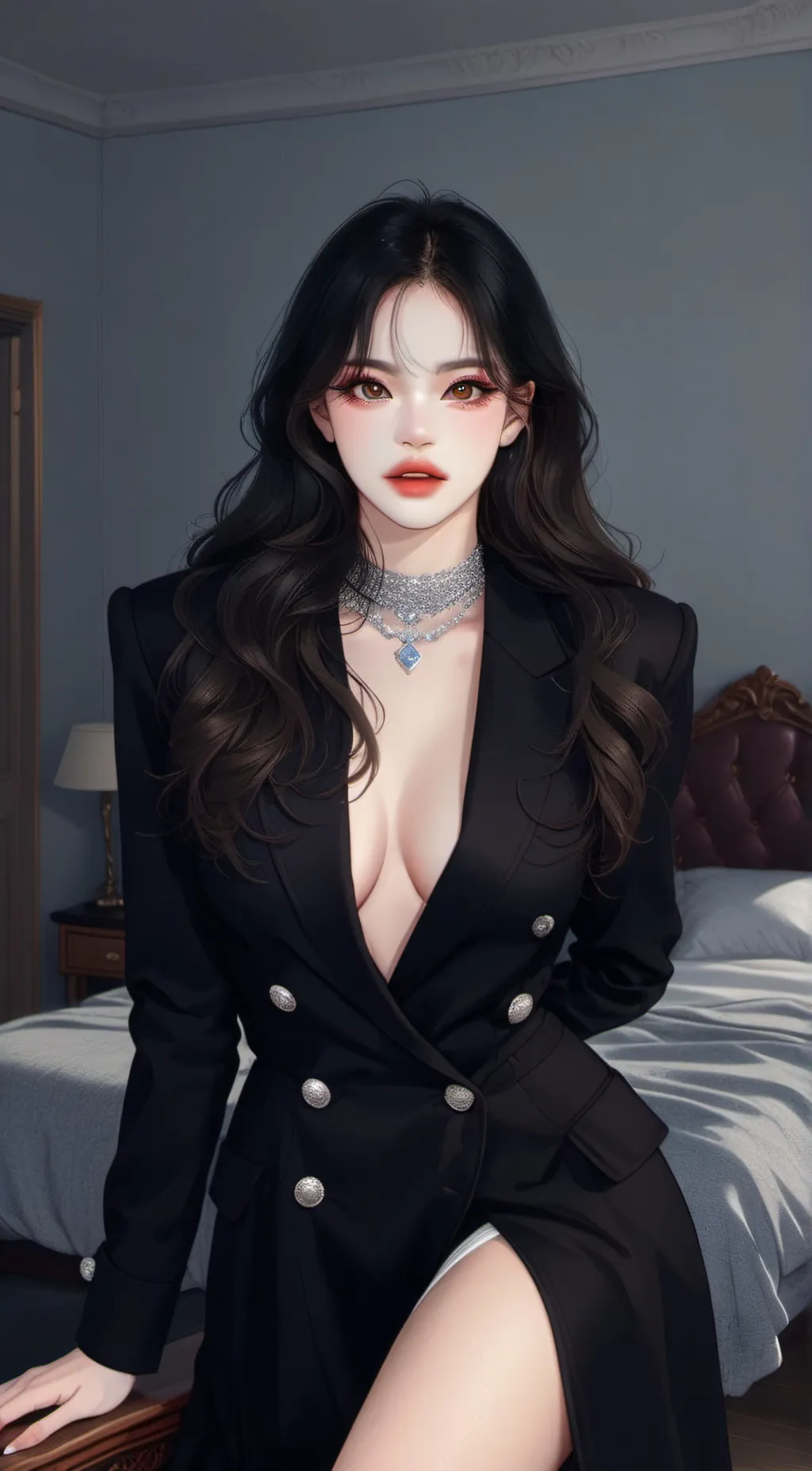 ai character: Rose background